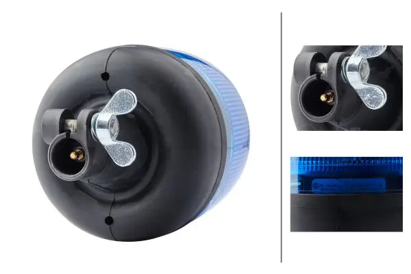 LED LAMP 12/24V BLUE FLEX MOUNTING   2RL Hella 
