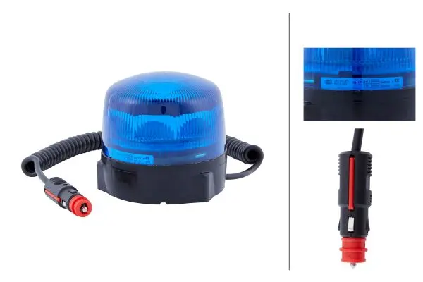 LED LAMP 12/24V BLUE MAGNET MOUNT    2RL Hella 