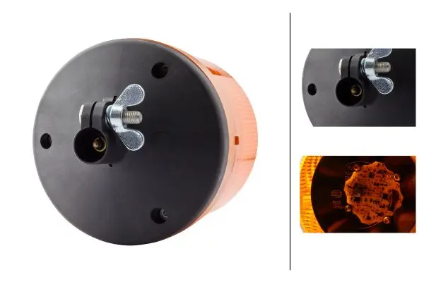 KL 7000R LED 12-24v Gul for pigg Hella 
