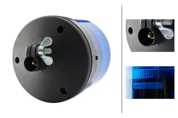LED LAMP 12/24V BLUE PIPE MOUNT      2RL Hella 