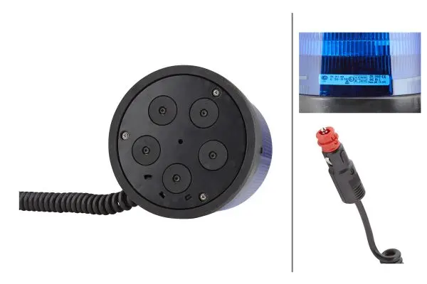 LED LAMP 12/24V BLUE MAGNET MOUNT    2RL Hella 