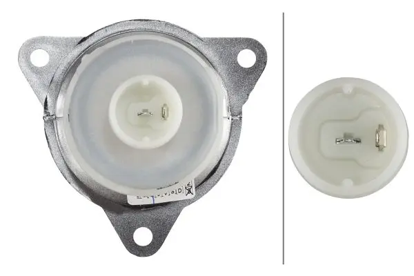 Baklykt m/rødt glass m12V pære Hella 