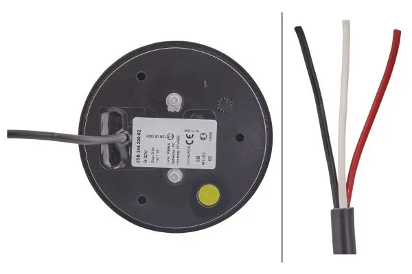 Kombinasjon baklampe LED klart glass Hella 