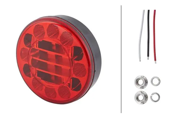 LED baklampe rund Ø122 Hella 