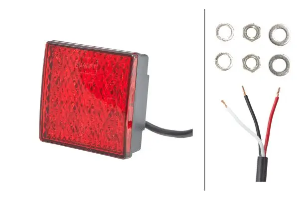 LED baklamper firkantet Hella 