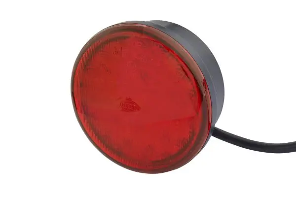 Bak/bremselykt glass rødt led 9-33V Hella 