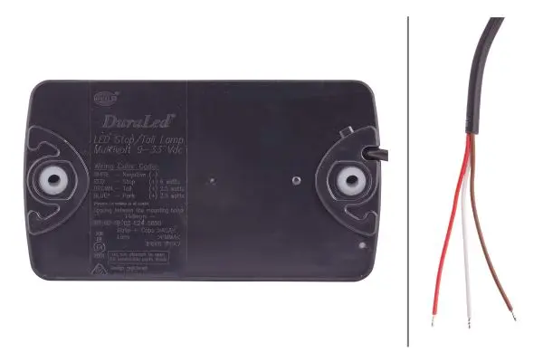 DuraLed Bak-/bremselykt mv 24LED liggend Hella 