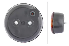 Bak/brems/blinklykt u/nummerskilt Hella