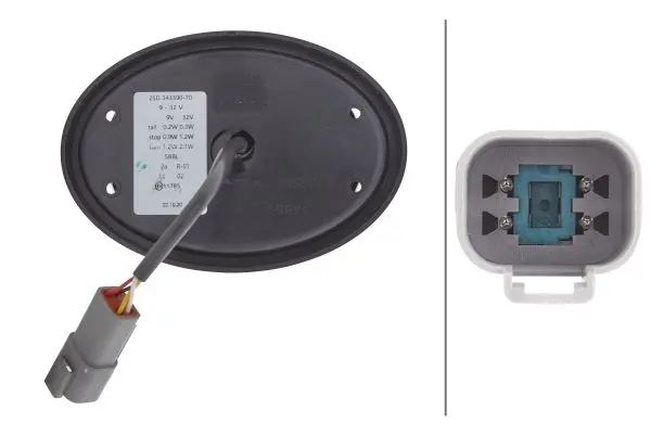 LAMP SBBL ECE MD9-32V                2SD Hella 