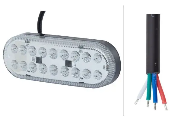 LED bak posisjon og blinklys 12-24v Hella 