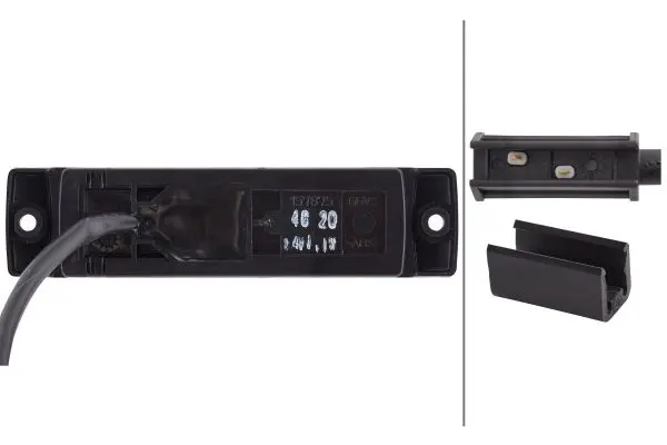 LED Markeringslykt 24V 1Led Rød 300mm Hella 