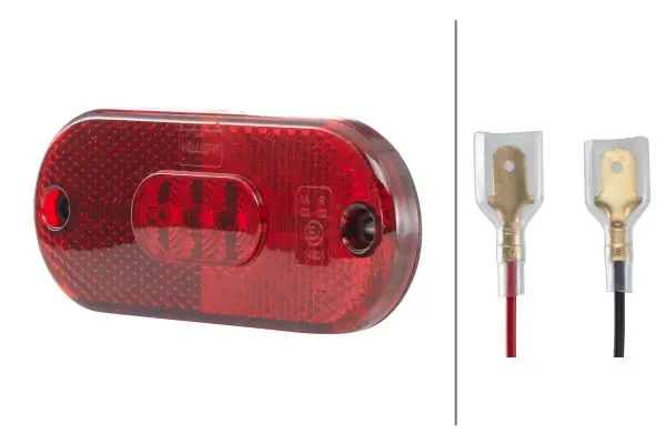 LED bakre pos lys med reflex Hella 