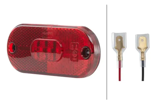 LED bakre pos lys med reflex Hella 