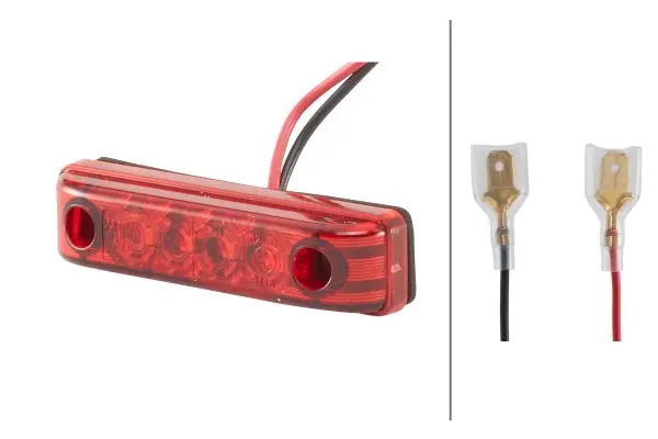 LED Markeringslykt 12v ValueFit Rød Hella 