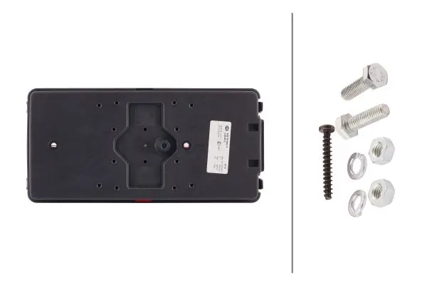 Baklykt m/trekantrefleks Hø 12V Hella 