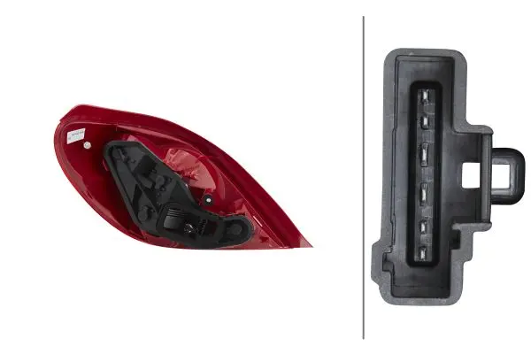Baklykt Peugeot 207 CC 02/07- Hø Hella 