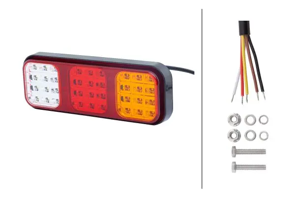 LED multifunksjons baklykt 12-24v ValueF Hella 