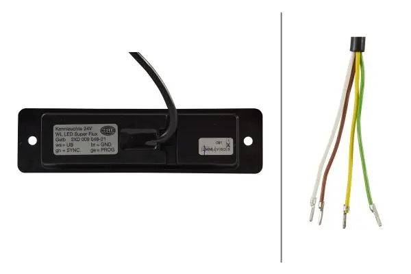 WL-LED  Varsellys Gul  24V m/festeramme Hella 