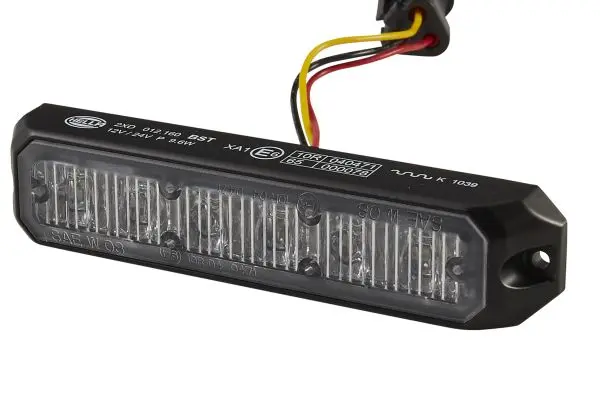 LED blitzlyssett gul 6 leds 10-30v påbyg Hella 