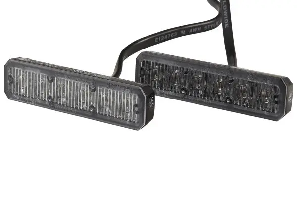 LED blitzlyssett gul 6leds 10-30v holder Hella 