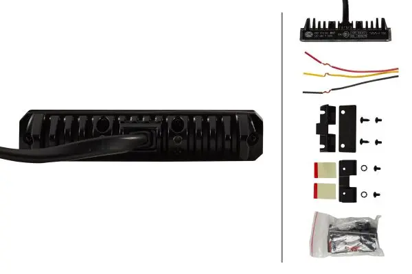 LED blitzlyssett gul 6leds 10-30v holder Hella 