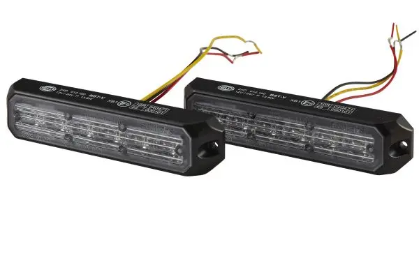 LED blitzlyssett hvit 6 leds 10-30v påby Hella 
