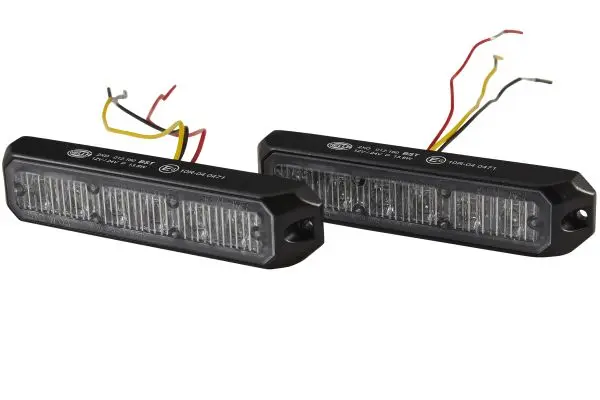 Blå strobe 6 led 2stk Hella 
