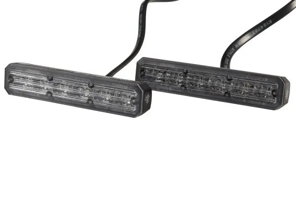 Gul strobe 6 led 2stk Hella 