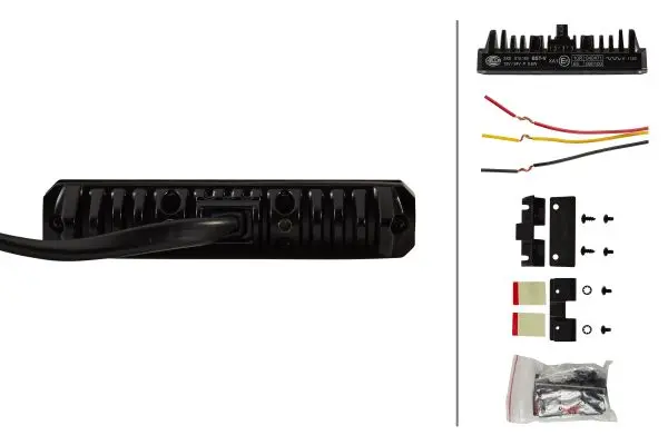 Gul strobe 6 led 2stk Hella 