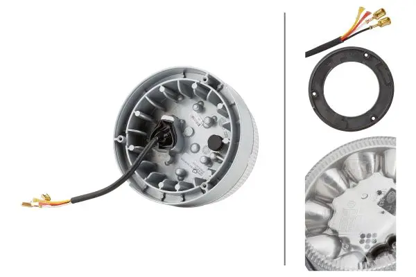 BEACON LAMP K-LED BLIZZARD AMBER FI  2XD Hella 