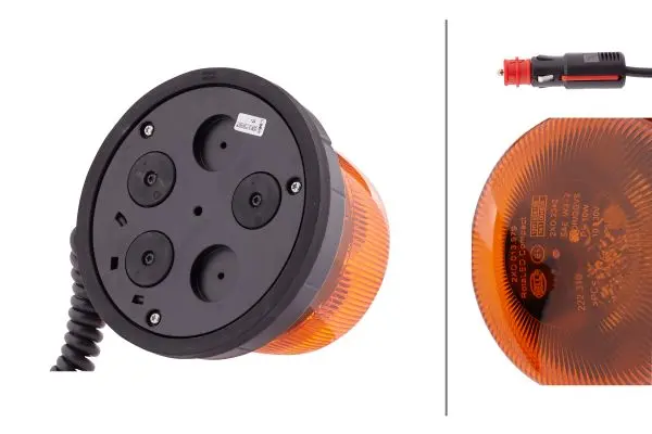 Rota LED Comp 10-30v Gult glass Magnetfe Hella 