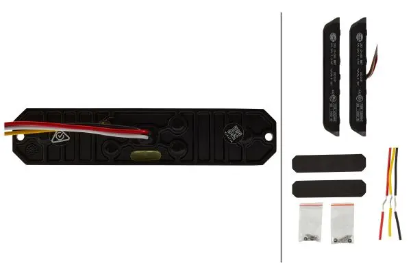 WARNING LAMP BST MD12/24 AMBER SET   2XD Hella 