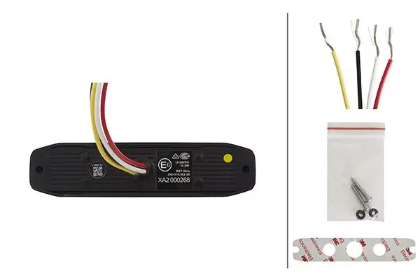WARNING LAMP BST-S MD12/24 AMBER SE  2XD Hella 