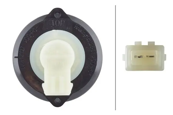 Ryggelykt klart glass m/pære 24V Hella 