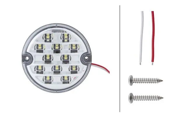 LED Ryggelykt rund Ø95 10-30v Hella 
