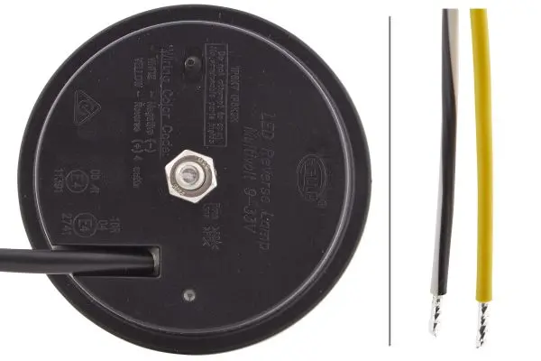 LED Ryggelykt klart glass 24 led 9-33V Hella 