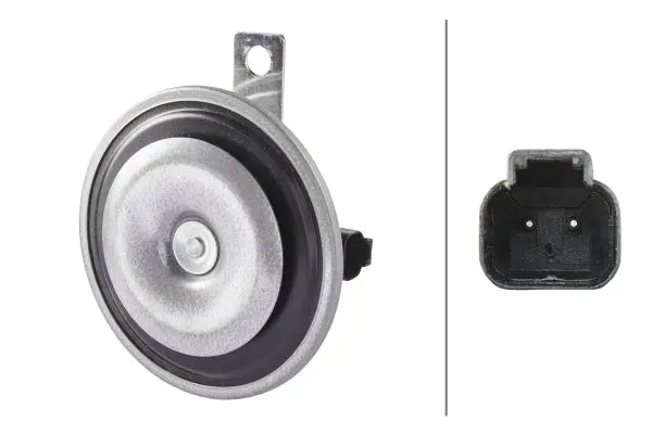 HORN 24V 335HZ B36 DT BRACKET 90DEG  3BA Hella 