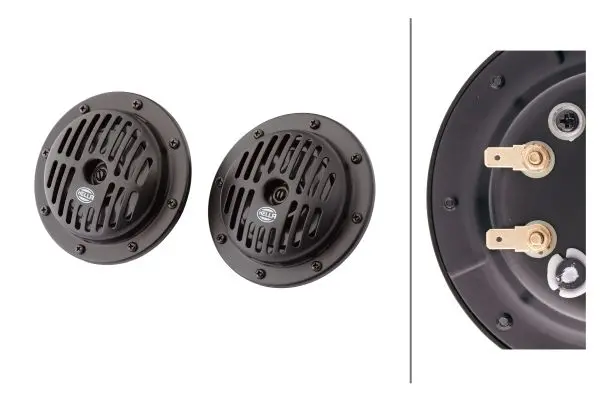 Horn, set, 12 V, 72 W Hella 