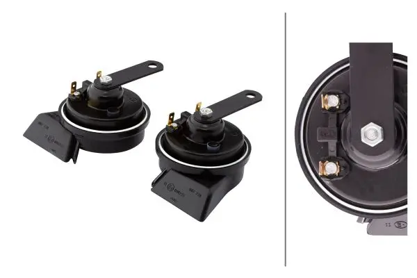 TRUMPET HORN 2 UNITS 12V SET         3FH Hella 