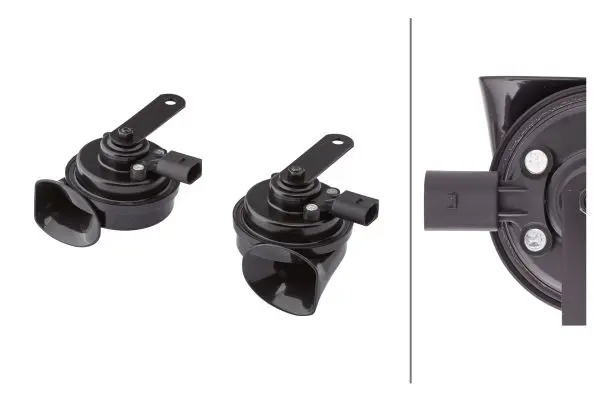TRUMPET HORN 12V SET 400Hz/500Hz     3FH Hella 