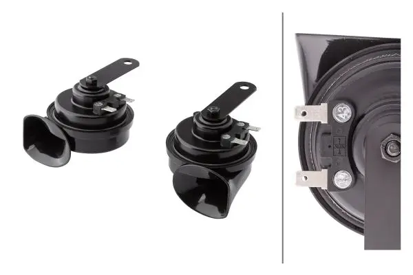 TRUMPET HORN 12V SET 400Hz/500Hz     3FH Hella 