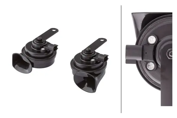 TRUMPET HORN 12V SET 400Hz/500Hz     3FH Hella 