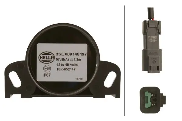 BACK-UP ALARM 12-48V 97DB(A) BM10 D  3SL Hella 