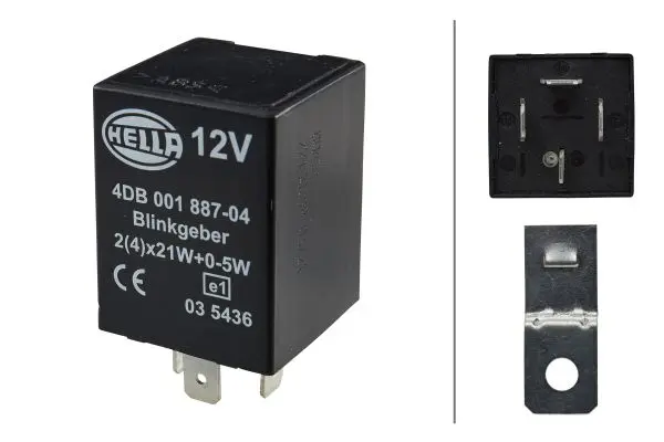 Blinkrele 12V 4pol Hella 