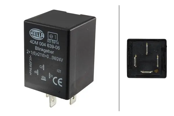 Blinkrele 24V 2+1 (6)x21W+0...5W Hella 