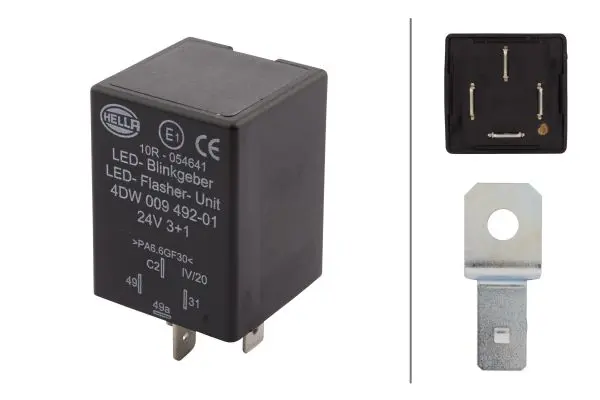 LED Blinklysrele 24v 3+1 Hella 
