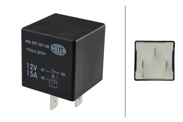 NORMALLY OPEN RELAY  SUPPLY 12V      4RA Hella 