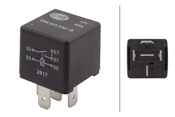 NORMALLY OPEN RELAY 12V              4RA Hella 