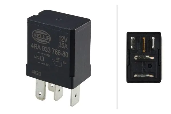 MS NORMALLY OPEN RELAY 12V           4RA Hella 