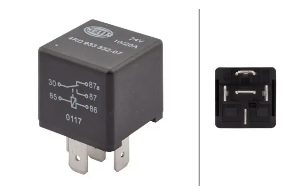 CHANGE OVER RELAY 24V                4RD Hella 